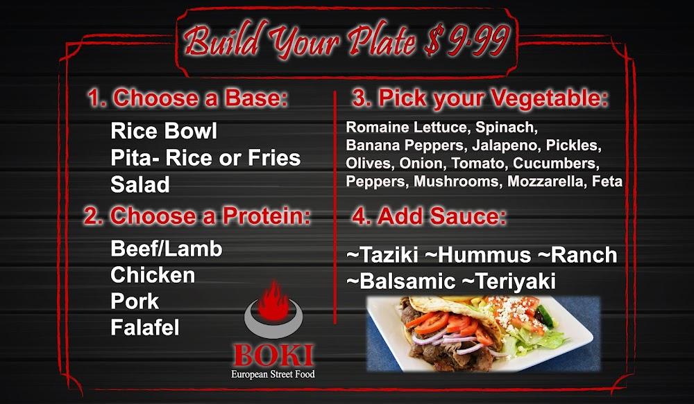 Boki European Street Food Menu image 1